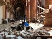 NIFTi-UGV beim Einsatz in der Chiesa di San Francesco d’Assisi in Mirandola