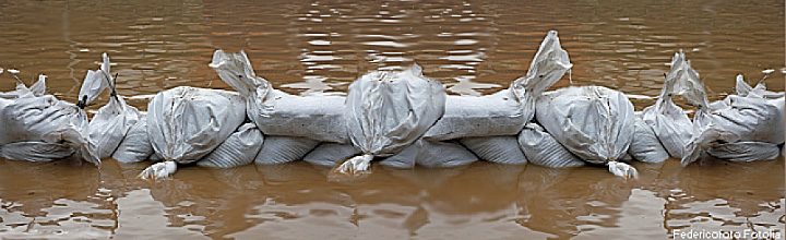 Hochwasser Sandsaecke